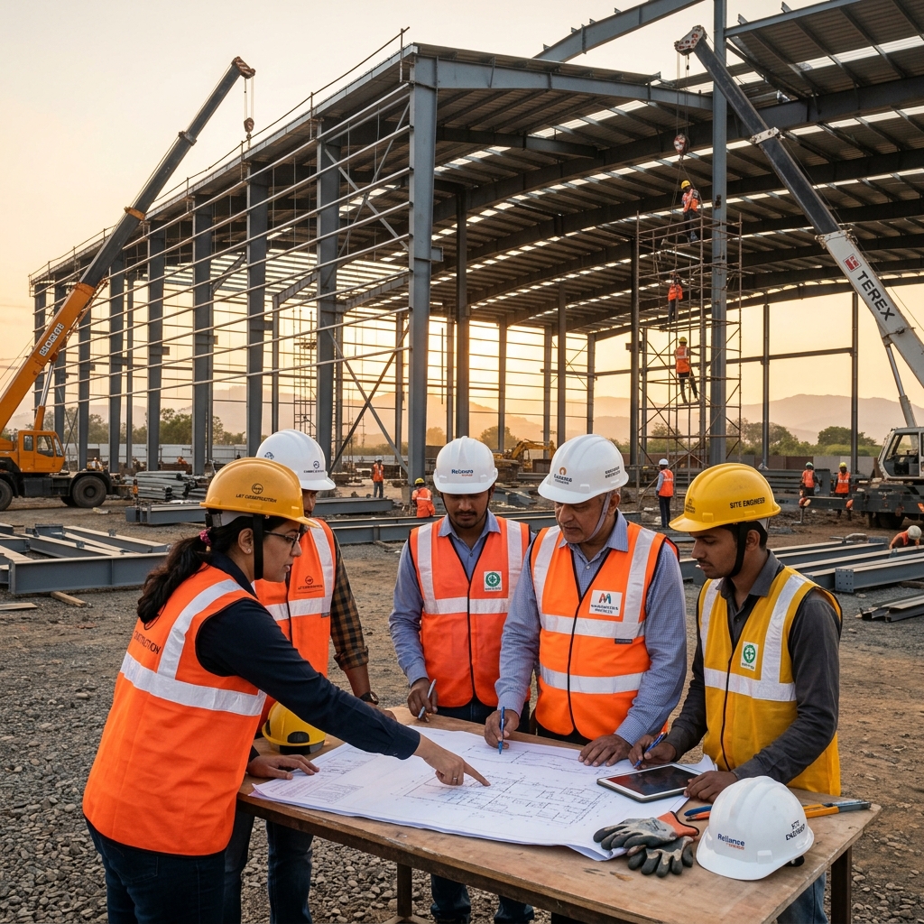 Pritvi Infra Spaces team at work